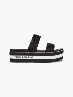 calvin klein platform sandals