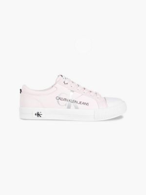 calvin klein white trainers womens