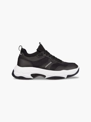 calvin klein maya chunky trainers in black