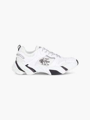 calvin klein white chunky trainers womens