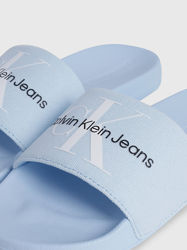 CHAMBRAY SKY Recycelte Canvas-Slippers für Damen CALVIN KLEIN JEANS