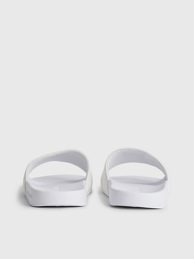 WHITE Recycelte Canvas-Slippers für Damen CALVIN KLEIN JEANS