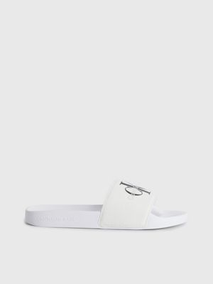  canvas sliders for women calvin klein jeans