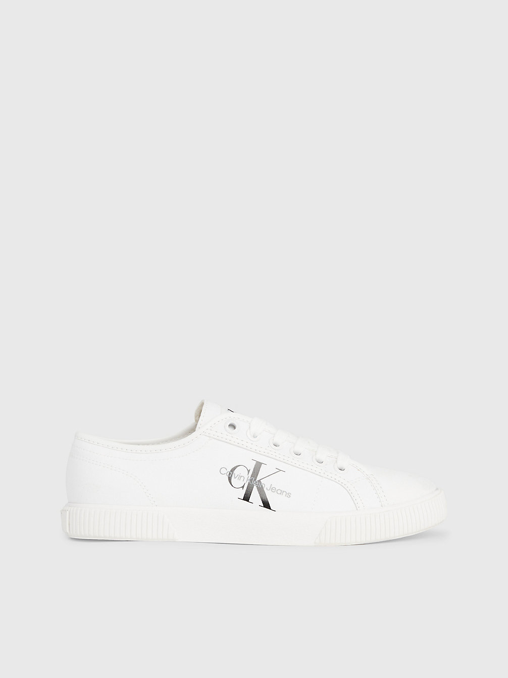 WHITE Sneakers Aus Canvas undefined Damen Calvin Klein