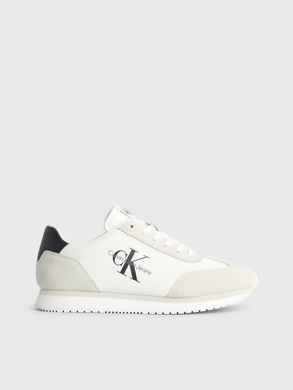 BRIGHT WHITE Suède Sneakers undefined dames Calvin Klein