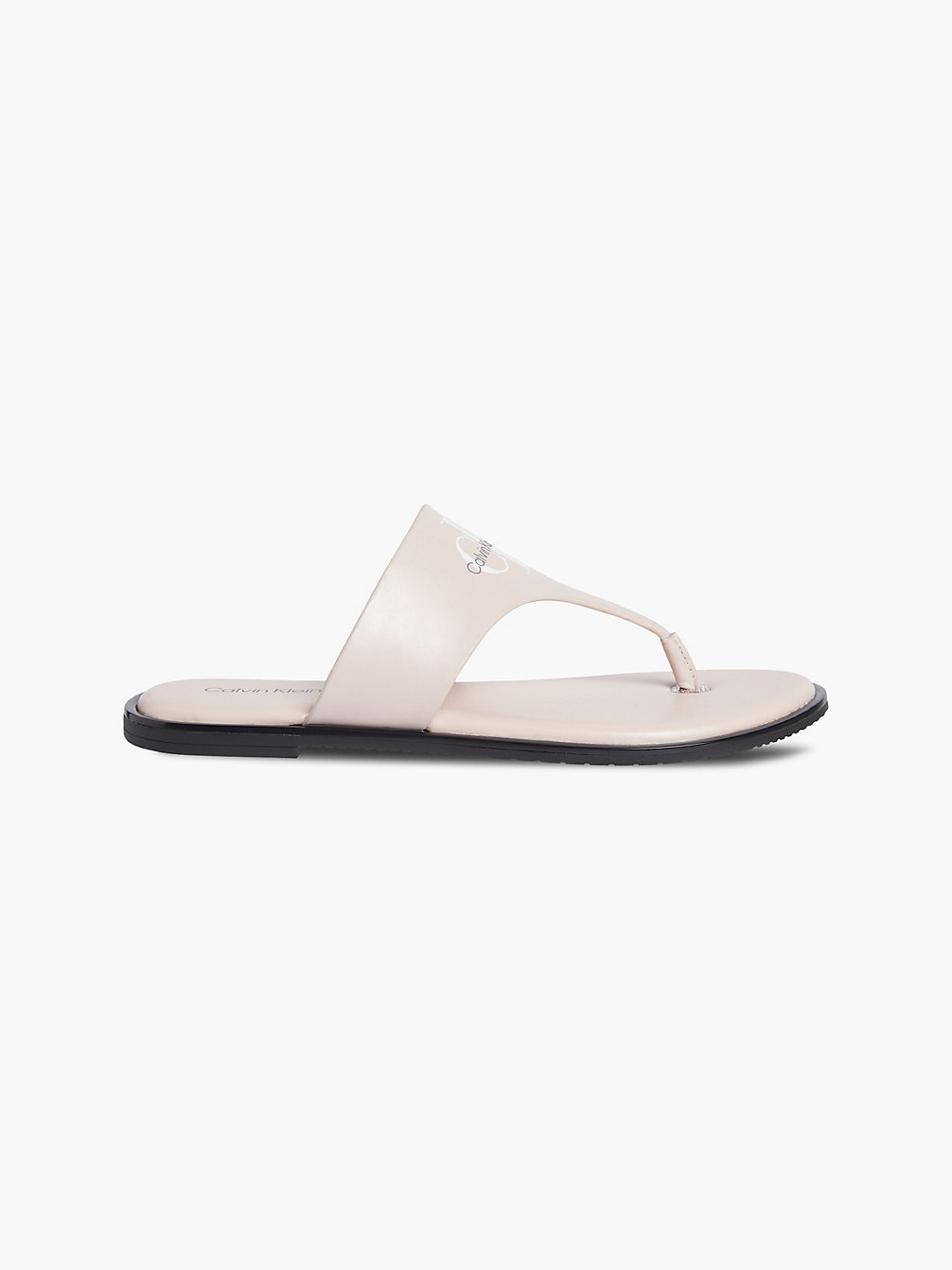 PALE CONCH SHELL Leather Sandals undefined women Calvin Klein