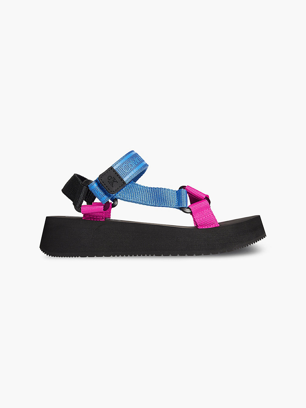 KNOCKOUT PINK/ BLUE Recycled Webbing Sandals undefined women Calvin Klein