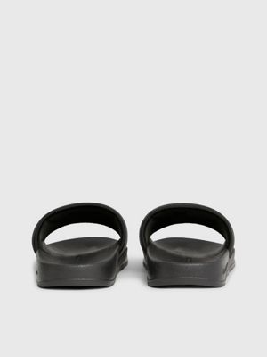 black logo sliders for women calvin klein jeans