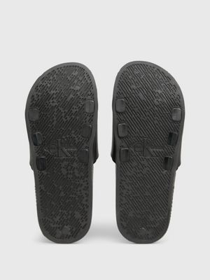 black logo sliders for women calvin klein jeans