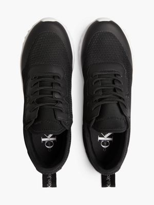 BLACK Buty sportowe z przetworzonej siateczki dla Kobiety CALVIN KLEIN JEANS