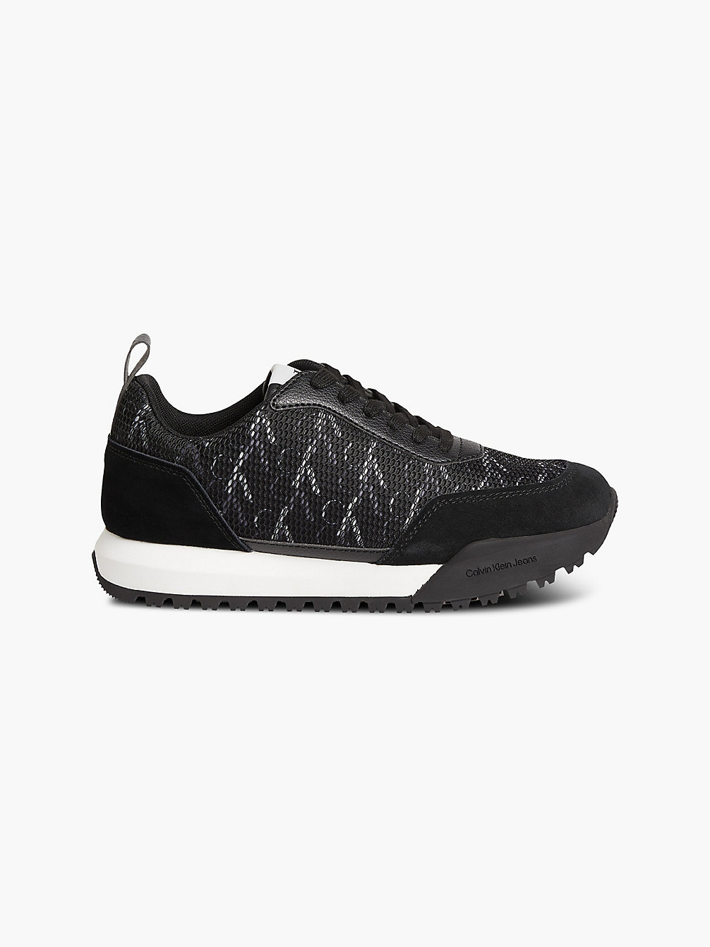 BLACK Recycled Mesh Trainers undefined women Calvin Klein