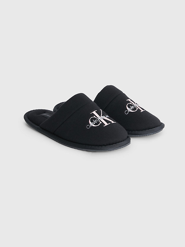 BLACK/PINK Recycled Slippers for women CALVIN KLEIN JEANS