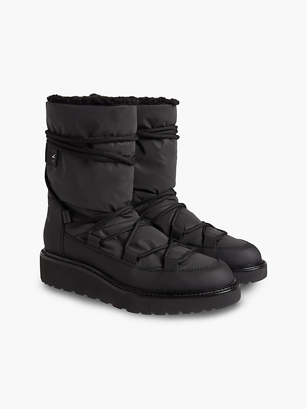 BLACK Recycled Boots for women CALVIN KLEIN JEANS