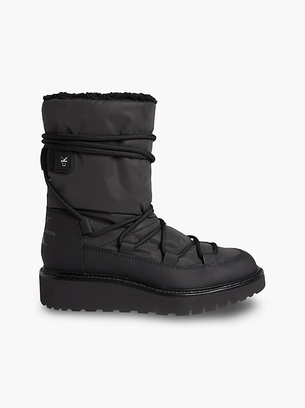 BLACK Recycled Boots for women CALVIN KLEIN JEANS