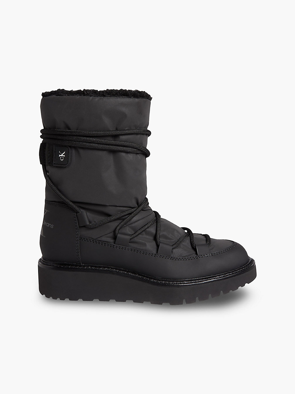BLACK Recycled Boots undefined women Calvin Klein