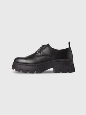 Leather Chunky Lace-Up Shoes Calvin Klein® | YW0YW00745BDS