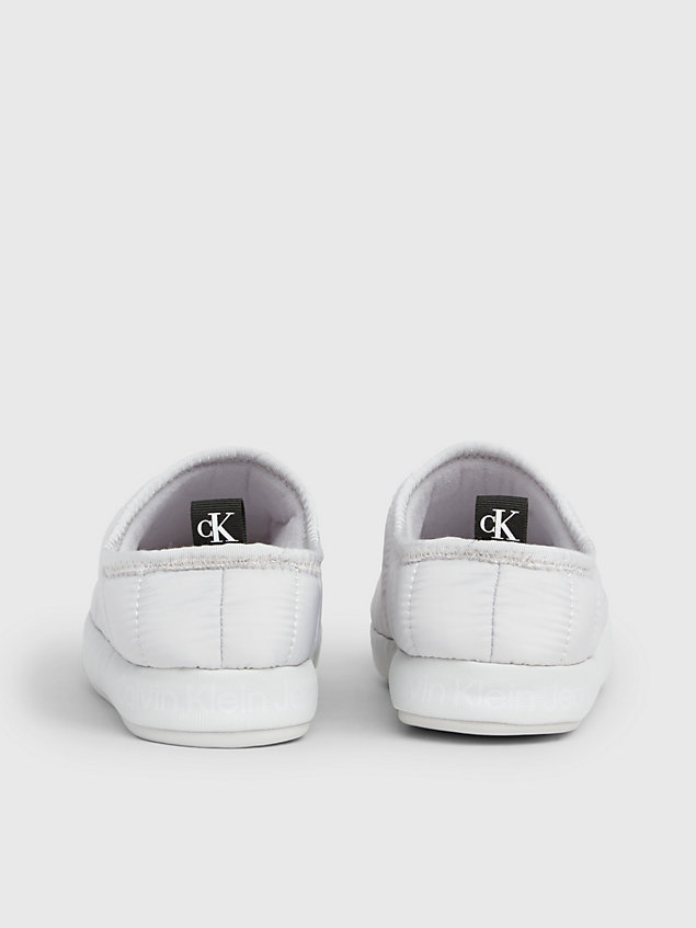 grey quilted slippers for women calvin klein jeans