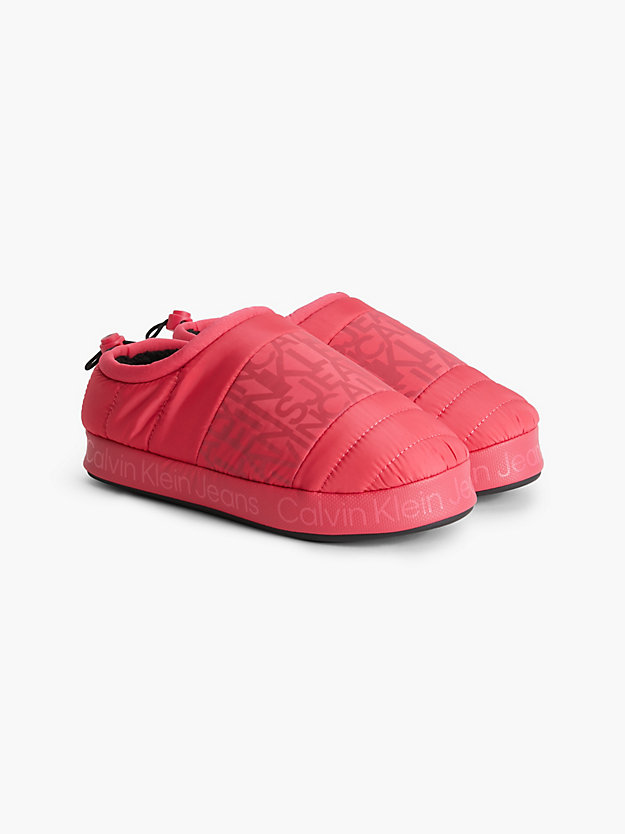 PINK SPLENDOR Recycled Quilted Slippers for women CALVIN KLEIN JEANS
