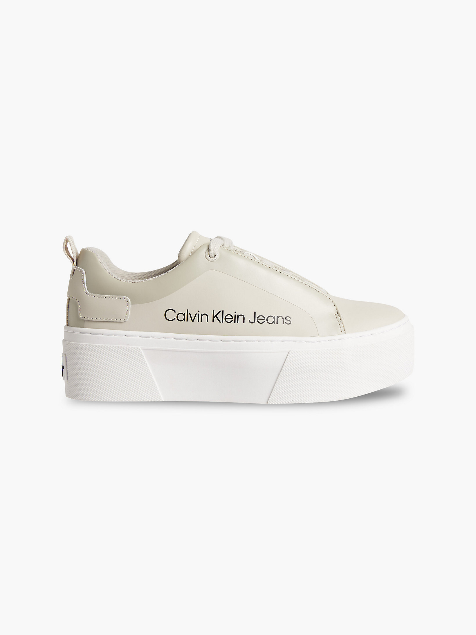 Calvin Klein Donna Scarpe Scarpe con plateau Trainers Sneaker con zeppa in pelle 