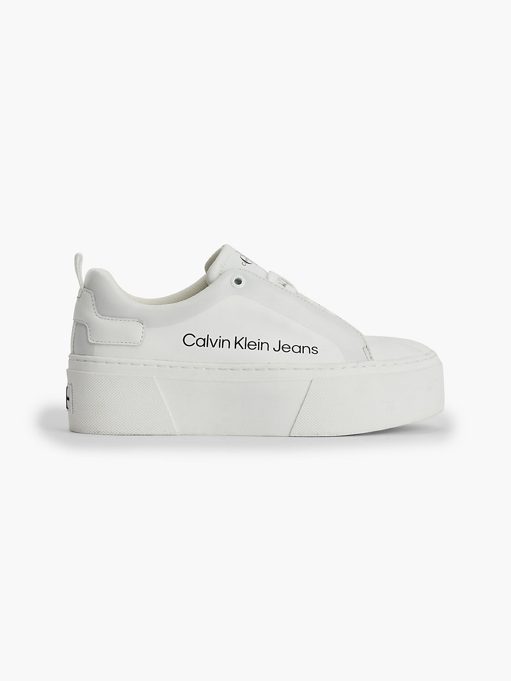 BRIGHT WHITE > Plateau-Sneakers Aus Leder > undefined Damen - Calvin Klein