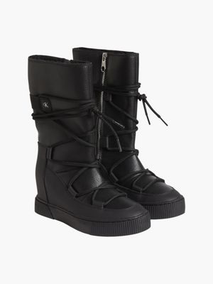 Leather Wedge Boots Calvin Klein® | YW0YW00772BDS