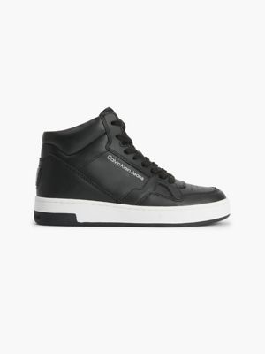 Leather High-Top Trainers Calvin Klein® | YW0YW00780BDS