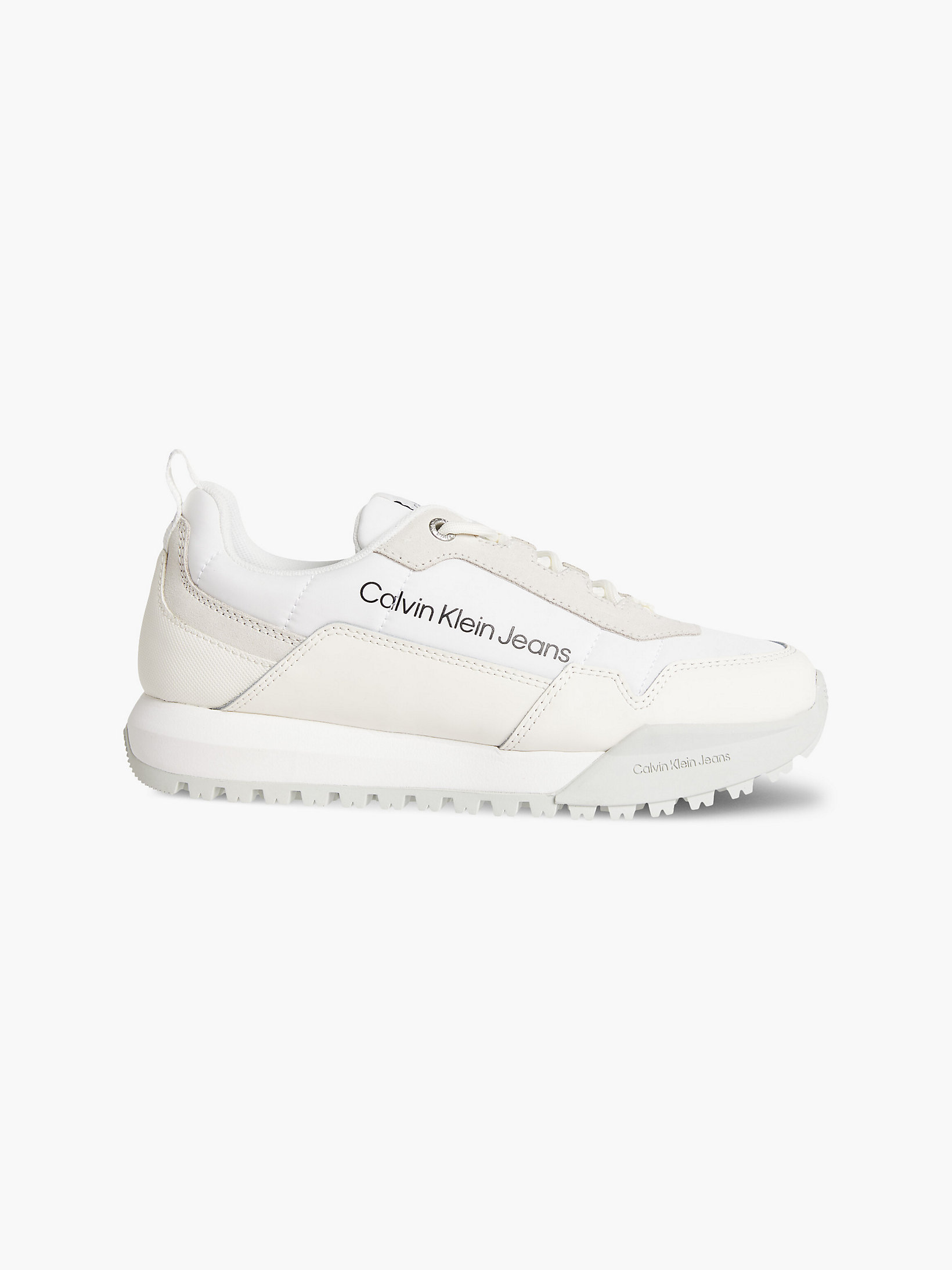 White/off White/cirrus Grey > Leren Sneakers > undefined dames - Calvin Klein