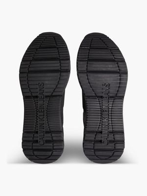 BLACK/GUN METAL Chunky Slip-On Trainers for women CALVIN KLEIN JEANS