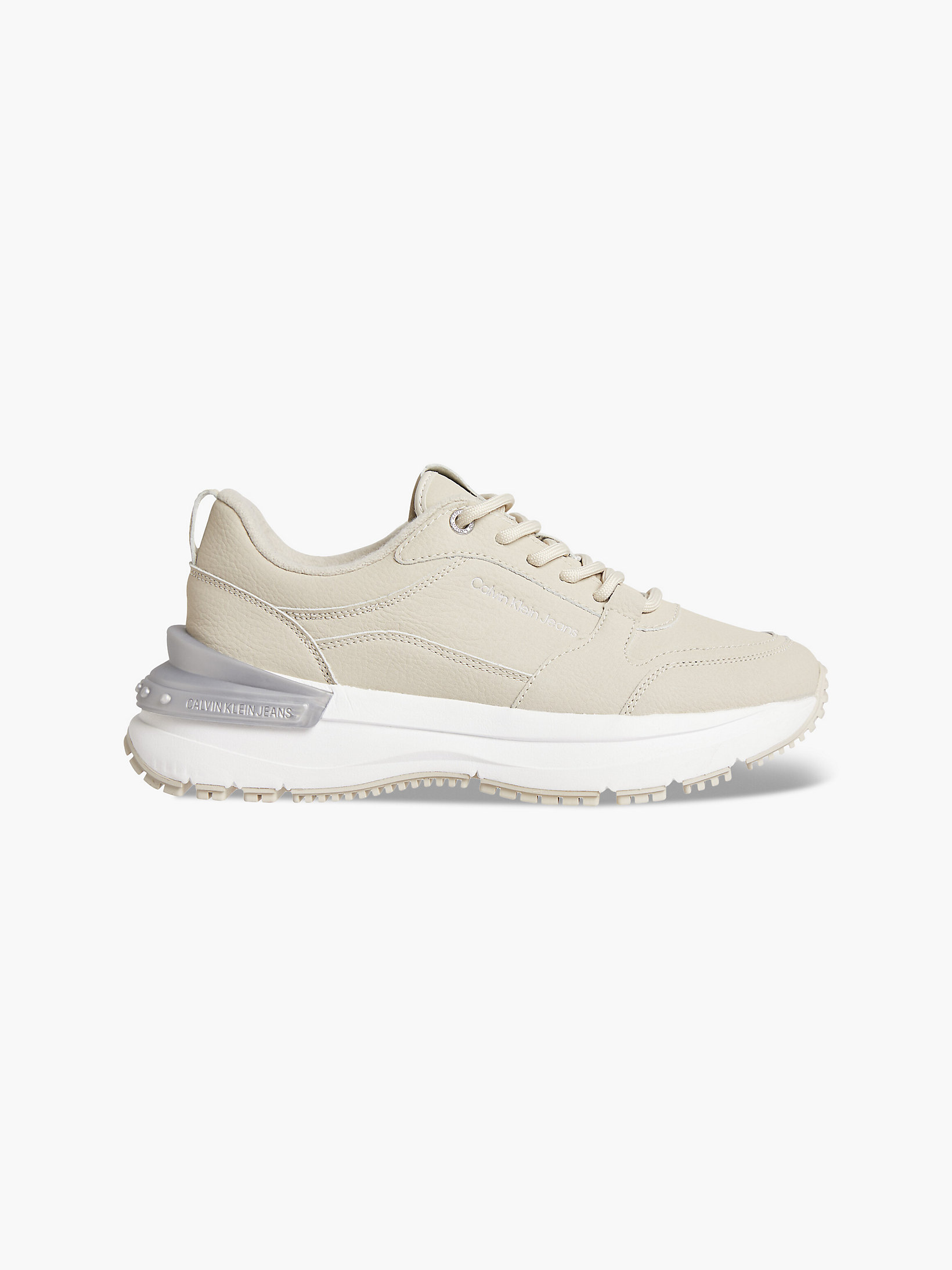 Eggshell Chunky Trainers undefined women Calvin Klein