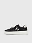 black leather trainers for women calvin klein jeans