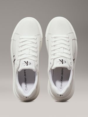 Calvin klein top white trainers