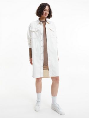 TRIPLE WHITE Leather Trainers for women CALVIN KLEIN JEANS