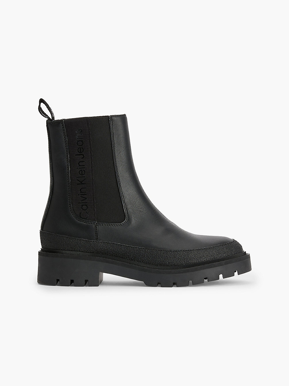 BLACK Chelsea-Boots Aus Leder undefined Damen Calvin Klein