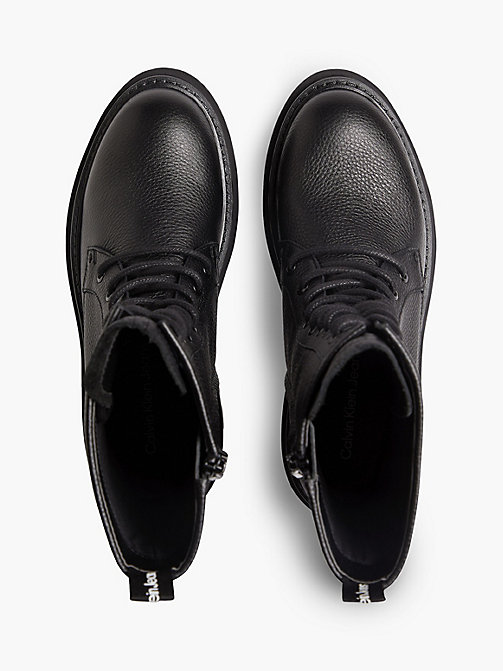 Calvin Klein Denim Chelsea Laarzen Met Plateauzool in het Zwart Dames Schoenen voor voor Hakken voor Sleehakken en pumps 