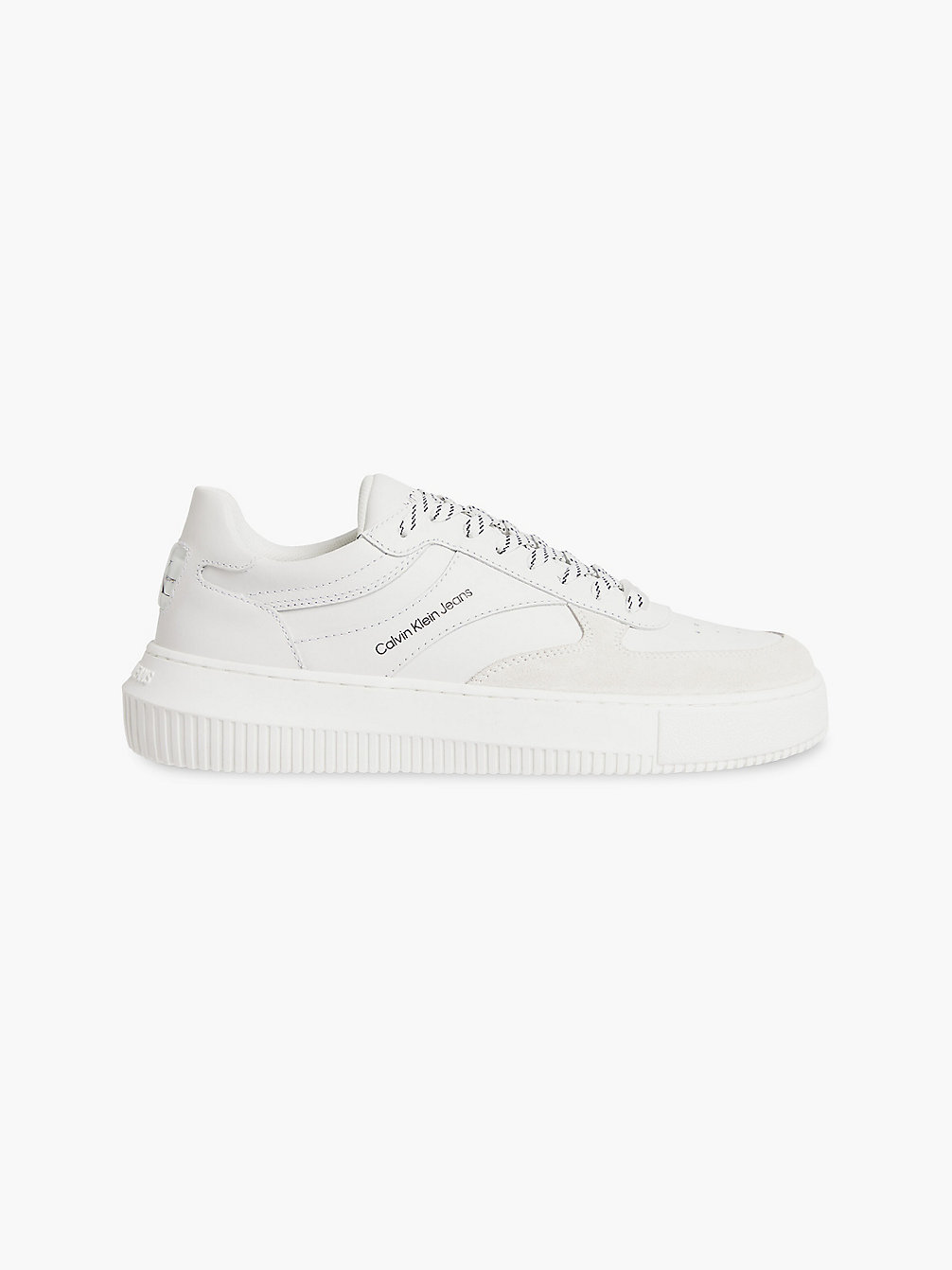 BRIGHT WHITE Leder-Sneakers undefined Damen Calvin Klein