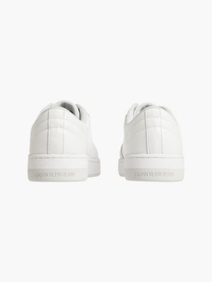 BRIGHT WHITE Tenisówki z logo dla Kobiety CALVIN KLEIN JEANS