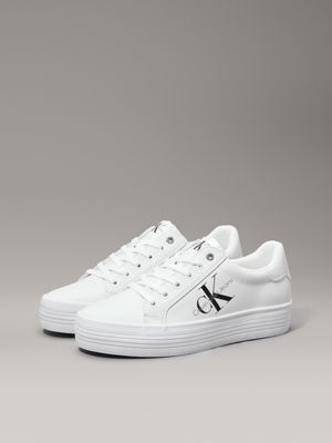 Witte sneakers plateau dames sale