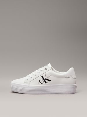 Converse con zeppa in pelle best sale