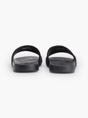 BLACK Recycled Canvas Sliders - Pride for women CALVIN KLEIN JEANS