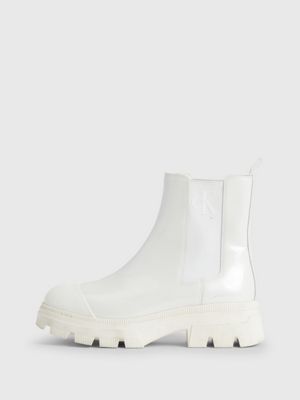 Patent Chunky Chelsea Boots Calvin Klein® YW0YW00855YBR
