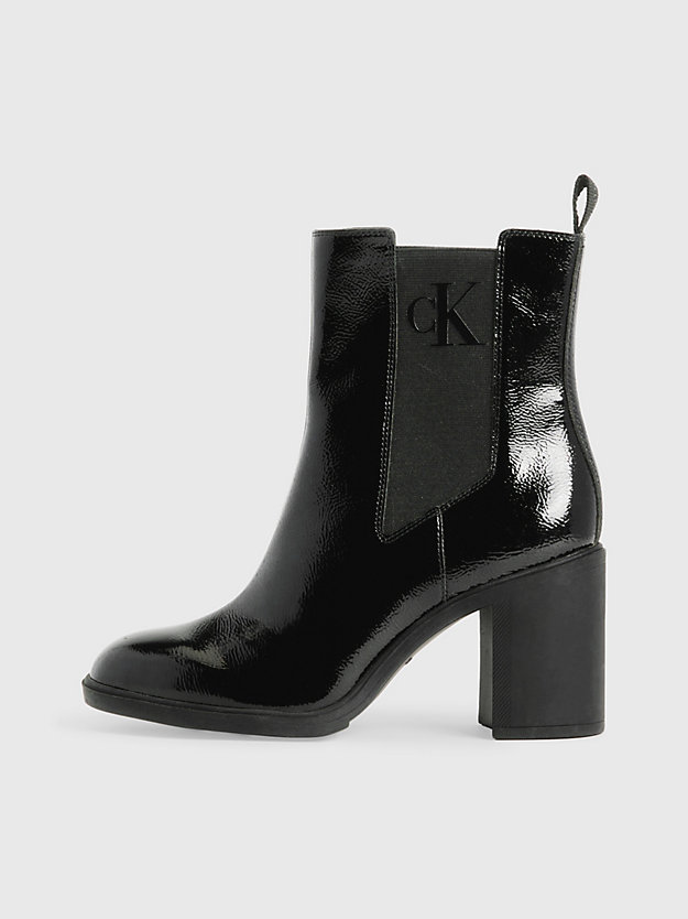 BLACK Recycled Naplak Chelsea Boots for women CALVIN KLEIN JEANS