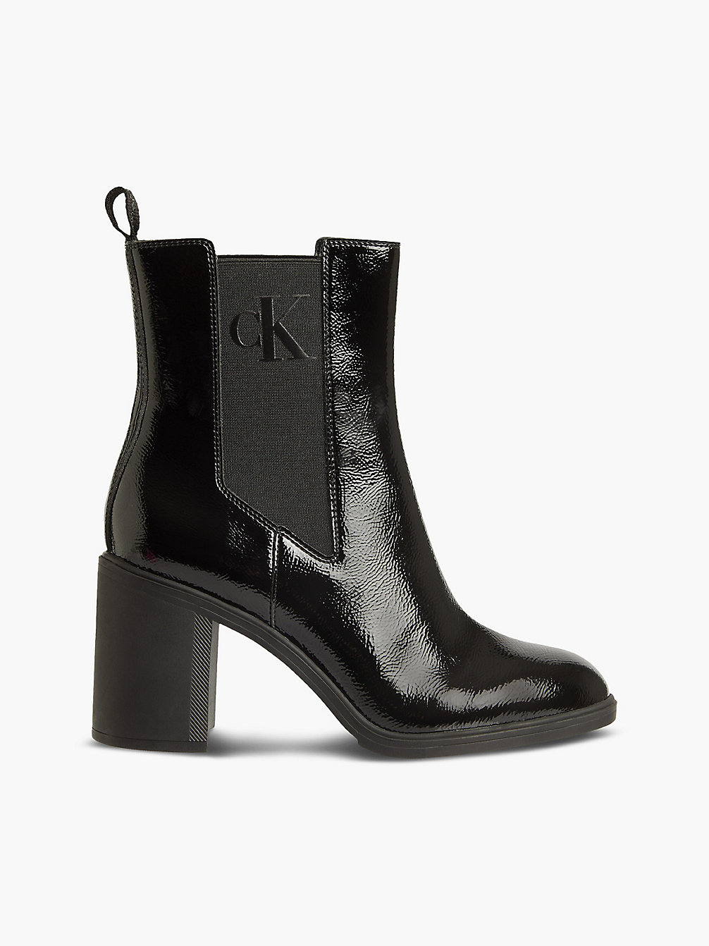 BLACK Chelsea Boots Aus Recyceltem Naplak undefined Damen Calvin Klein