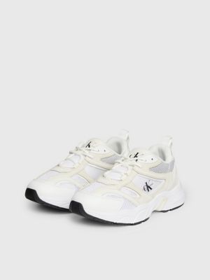 Calvin klein 2024 white shoes