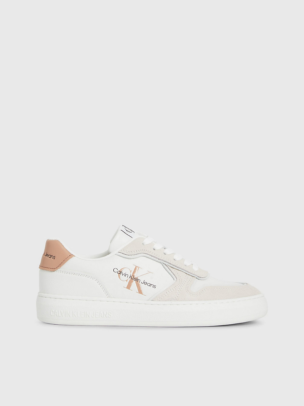 WHITE/ANCIENT WHITE > Suède Sneakers > undefined dames - Calvin Klein