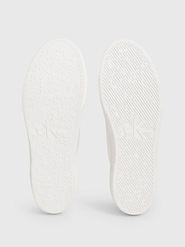 WHITE Plateau-Sneakers aus recyceltem Satin für Damen CALVIN KLEIN JEANS