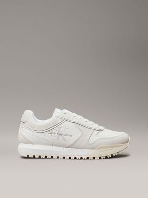 white suede trainers for women calvin klein jeans