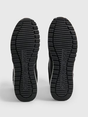 BLACK Suede Trainers for women CALVIN KLEIN JEANS