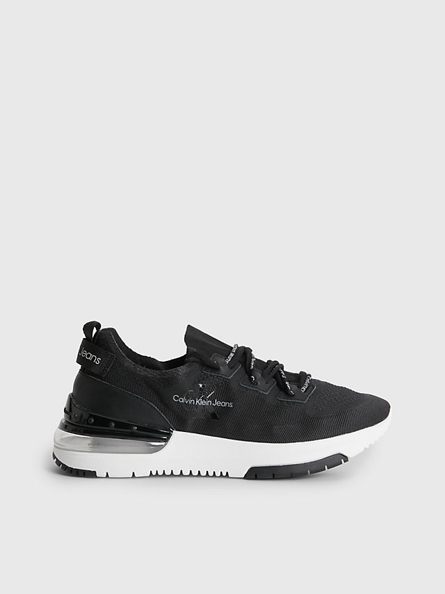 Black/white > Recycelte Strick-Sneakers > undefined Damen - Calvin Klein