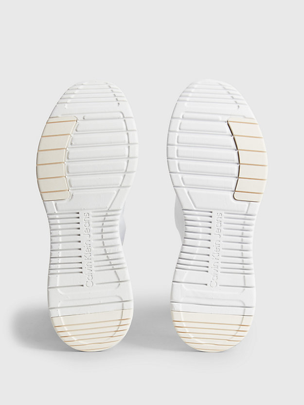 TRIPLE WHITE Recycelte Strick-Sneakers für Damen CALVIN KLEIN JEANS
