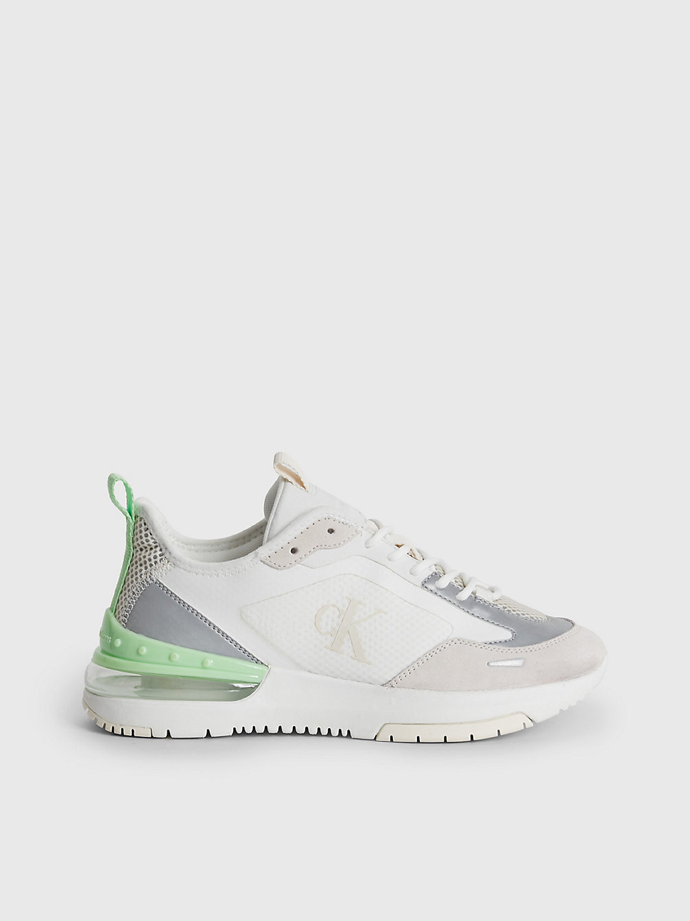 WHITE/ANCIENT WHITE > Sneakers Van Gerecycled Mesh > undefined dames - Calvin Klein